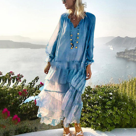 Women's Loose Boho Maxi Dress