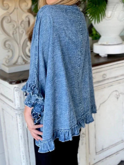 Women's Denim Cardigan Jacket