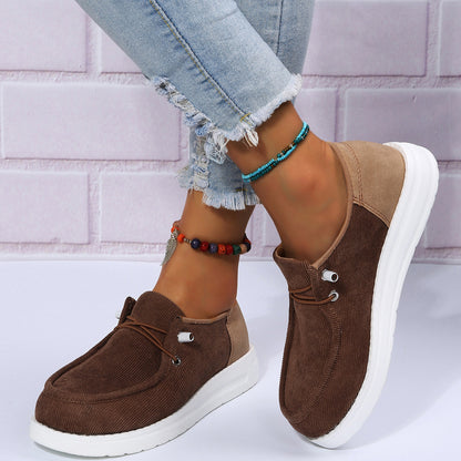 Women's platform canvas shoes