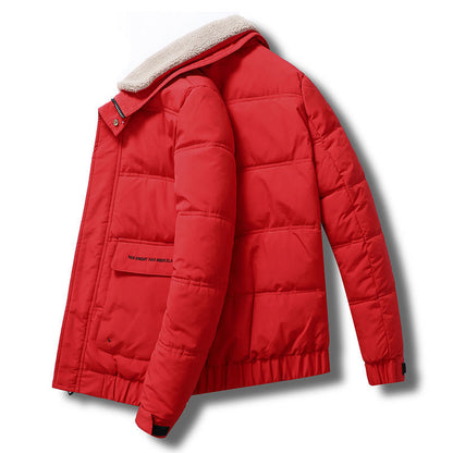 Men's Sherpa Lapel Winter Jacket