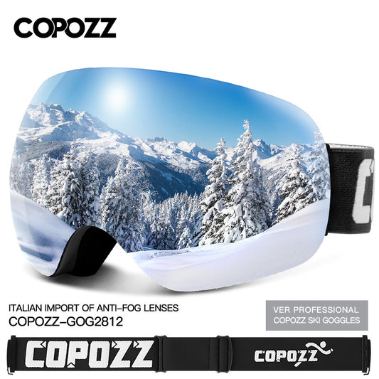 COPOZZ Ski Goggles Anti-fog Goggles Ski Equipment