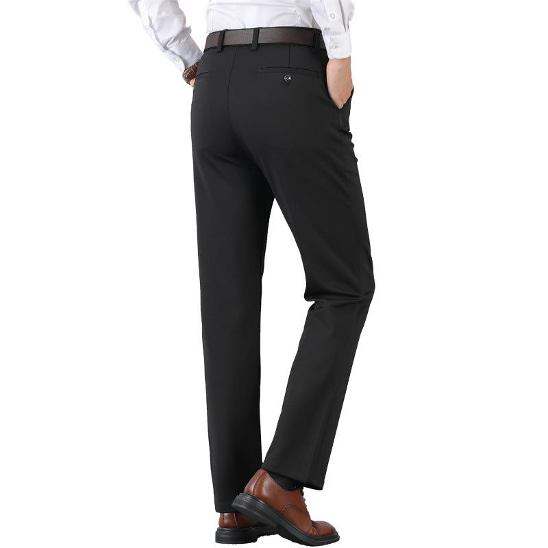 Men's Thick Casual Formal Suit Trousers And Trousers