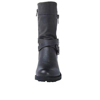 Women's Vintage Flat Heel Casual Boots