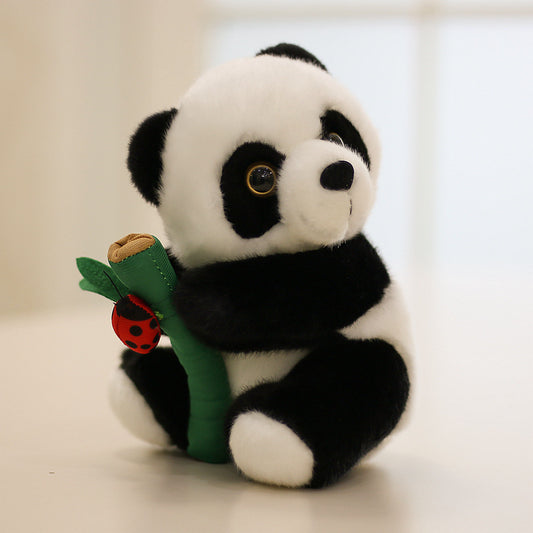 Cute Panda Bamboo Doll Gift Doll