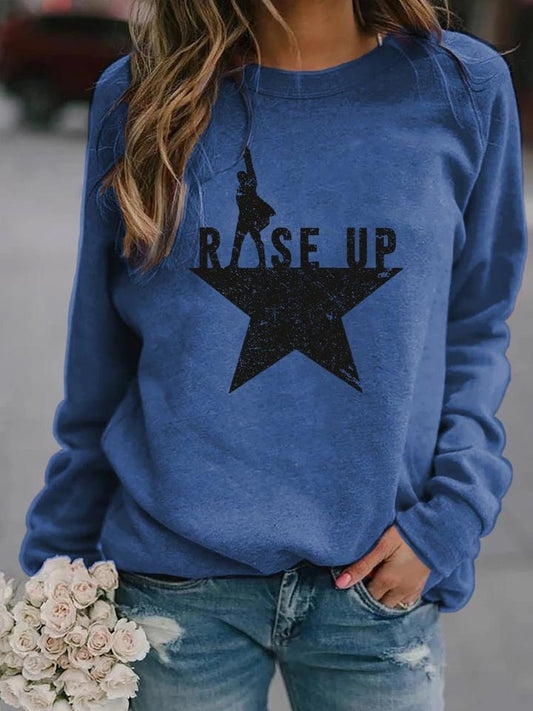 Rise Up Hamilton Star Women's Shirt Sweatshirt