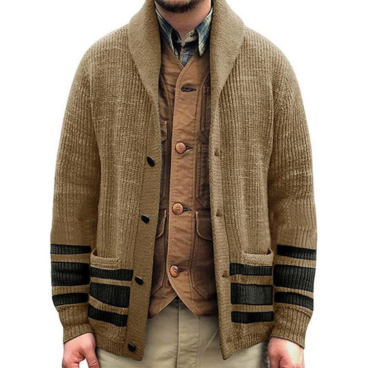 Men's Autumn Casual Knit Cardigan Jacket