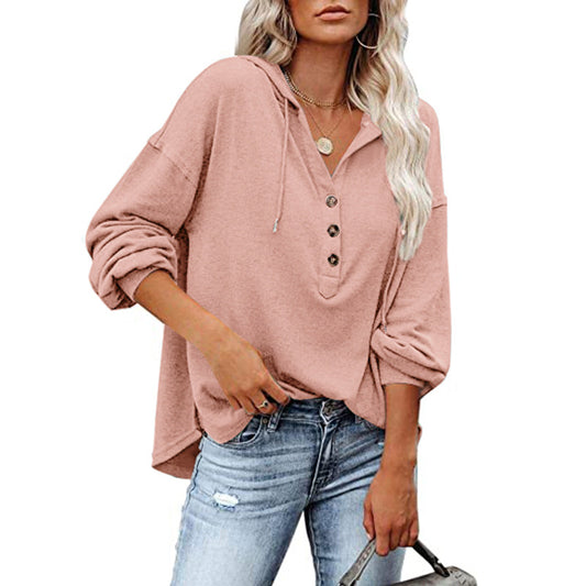 Women's Lapel Loose Casual Top