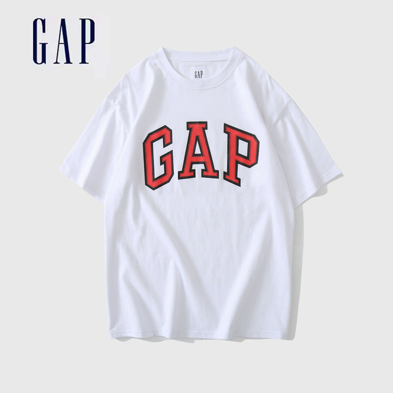 GAP Letters Print Casual Unisex T-Shirt