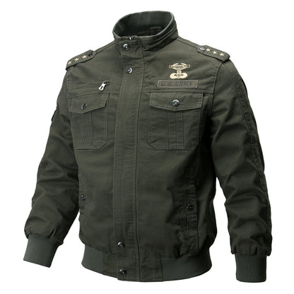 Men's Stand Collar Casual Outdoor Jacket