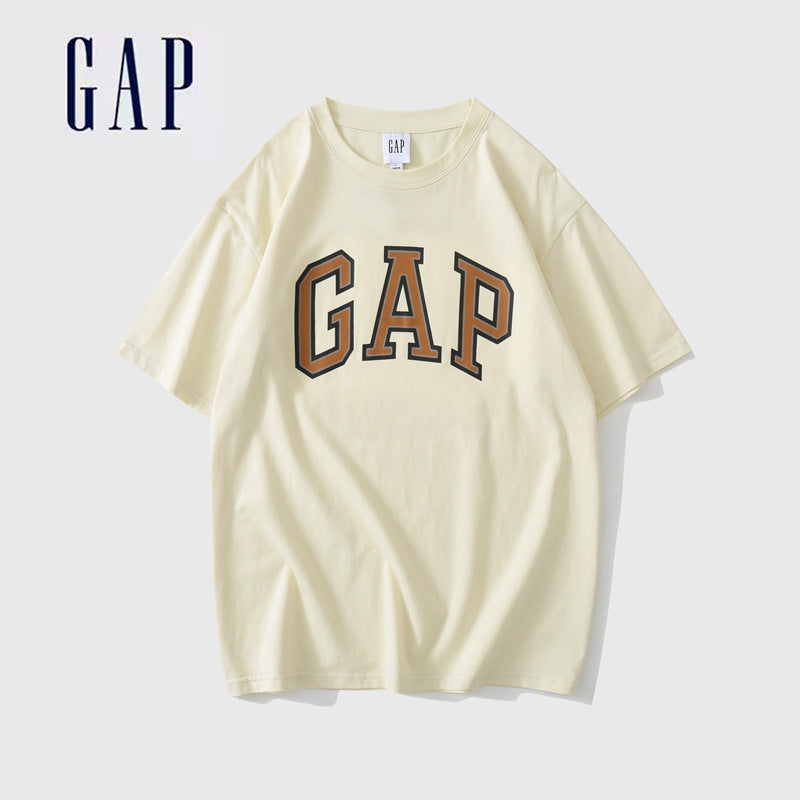 GAP Letters Print Casual Unisex T-Shirt