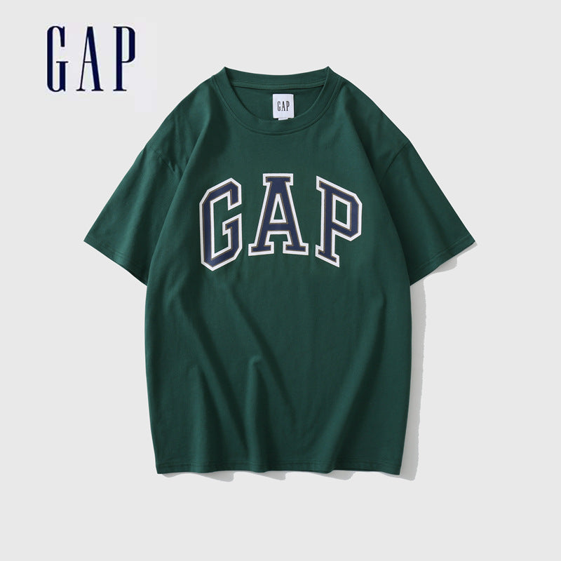 GAP Letters Print Casual Unisex T-Shirt