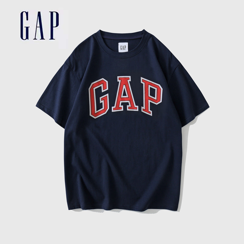 GAP Letters Print Casual Unisex T-Shirt