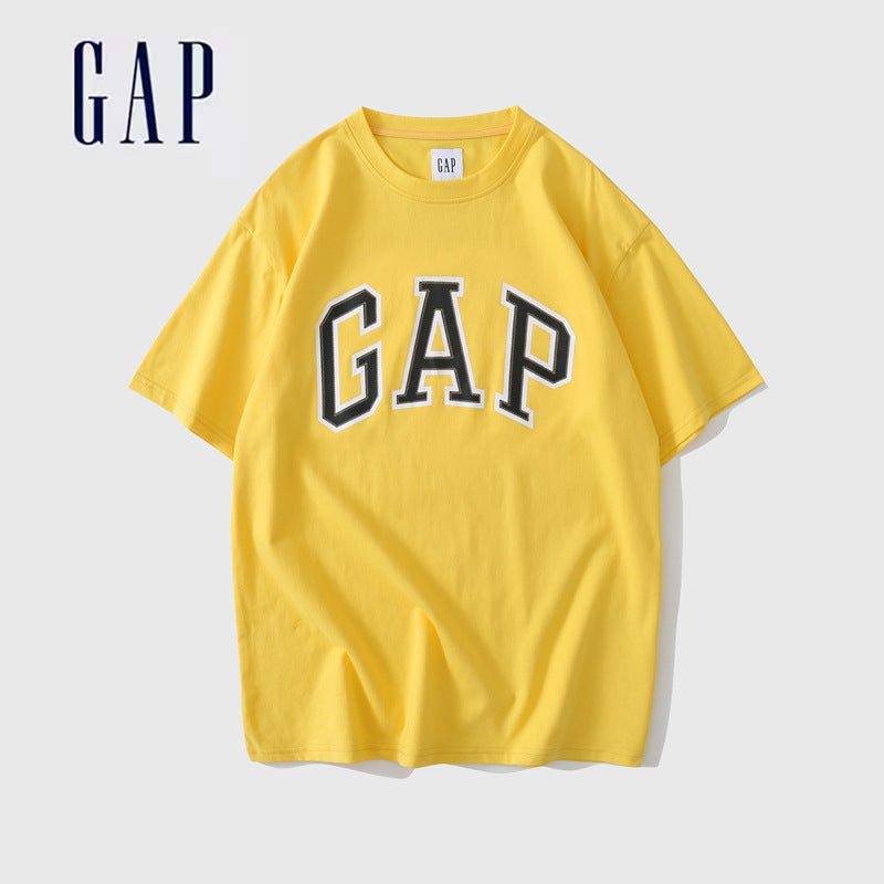 GAP Letters Print Casual Unisex T-Shirt