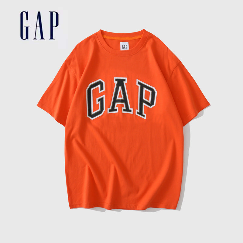 GAP Letters Print Casual Unisex T-Shirt