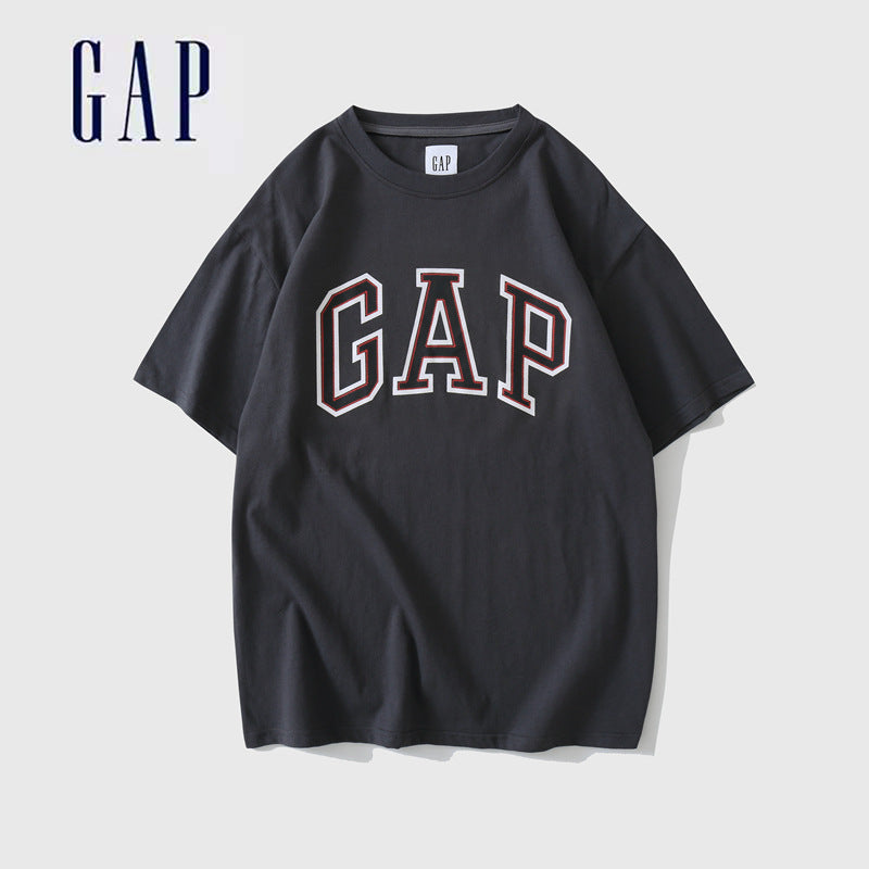 GAP Letters Print Casual Unisex T-Shirt