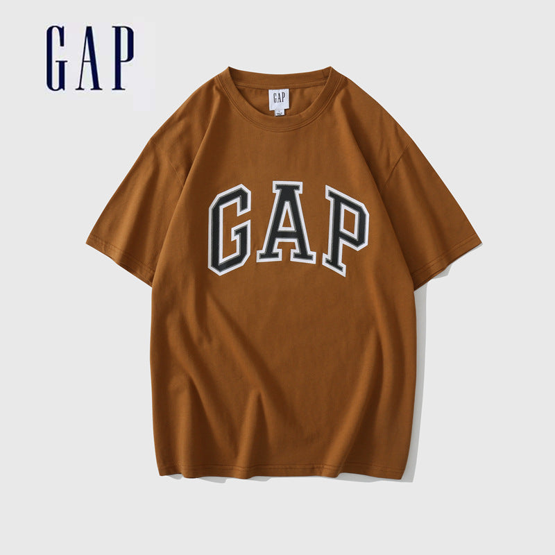 GAP Letters Print Casual Unisex T-Shirt