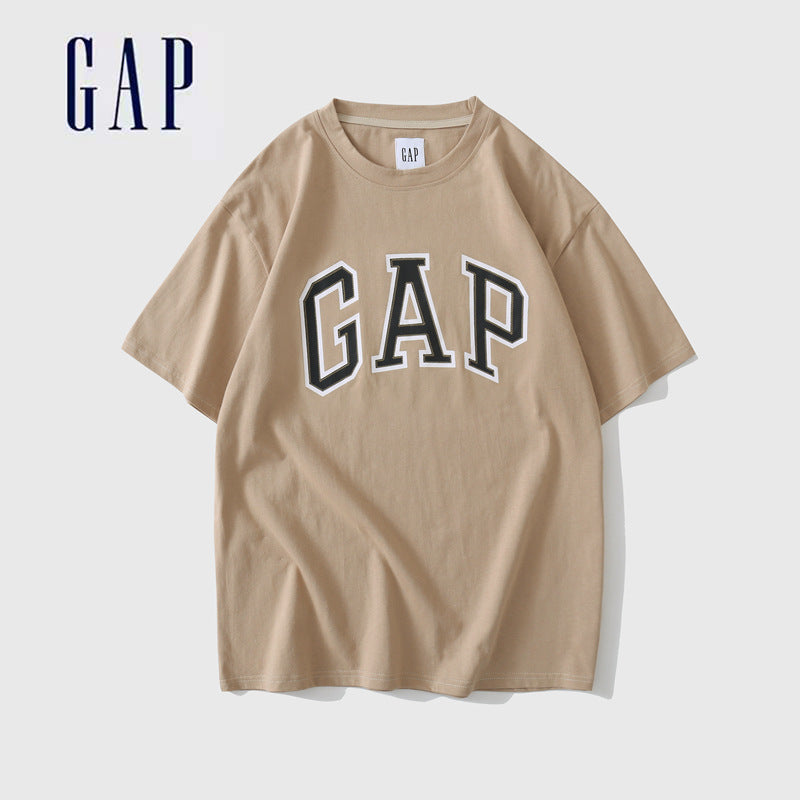 GAP Letters Print Casual Unisex T-Shirt