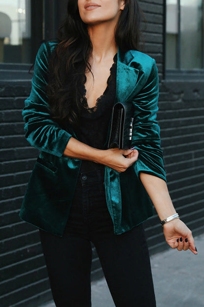 Women's Chic Influencer Velvet Jackets